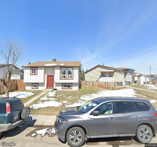 Street view of 24 Castlebrook Road NE, Calgary