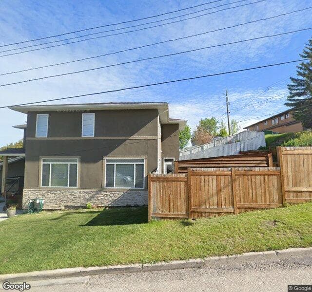 Street view of 1608 16 Street NE, Calgary