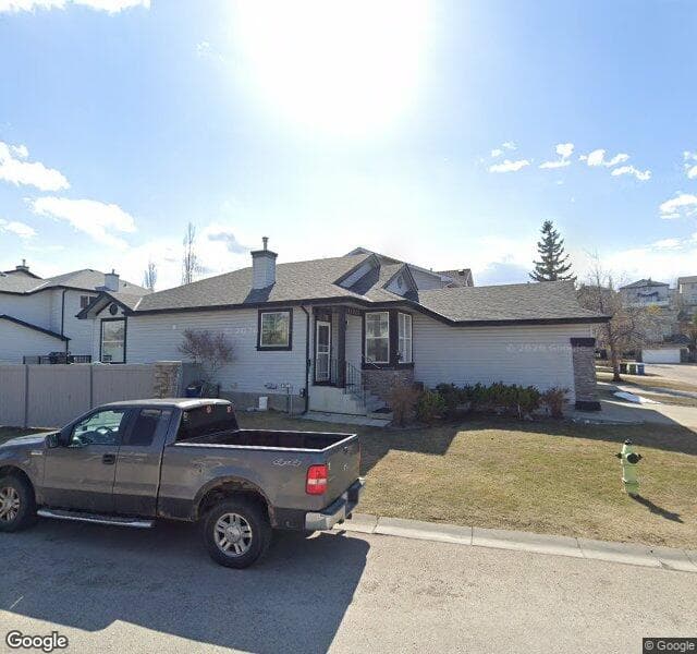 Street view of 16 Panamount Crescent NW, Calgary