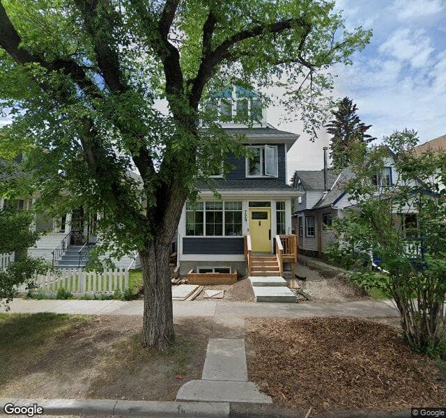 Street view of 729 15 Street NW, Calgary