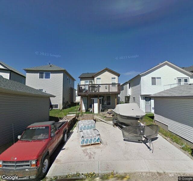 Street view of 56 Everstone Drive SW, Calgary