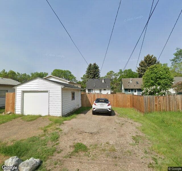Street view of 12231 105 Street NW, Edmonton