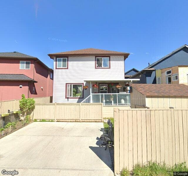 Street view of 8241 Saddlebrook Drive NE, Calgary