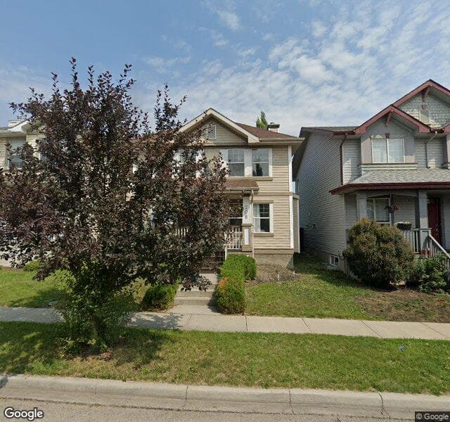 Street view of 208 Prestwick Mews SE, Calgary