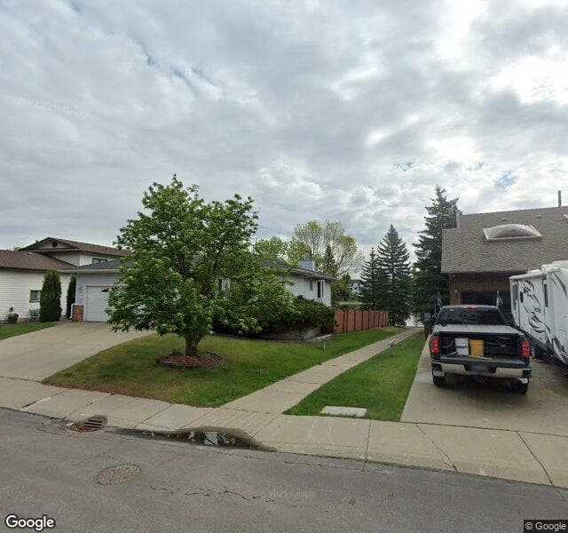 Street view of 17703 93 Street NW, Edmonton