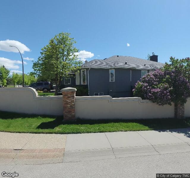 Street view of 5 Scandia Hill NW, Calgary