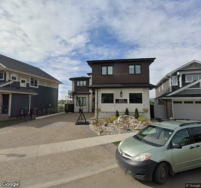 Street view of 4232 Veterans Way NW, Edmonton