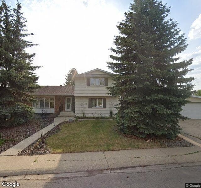 Street view of 4715 144 Street NW, Edmonton