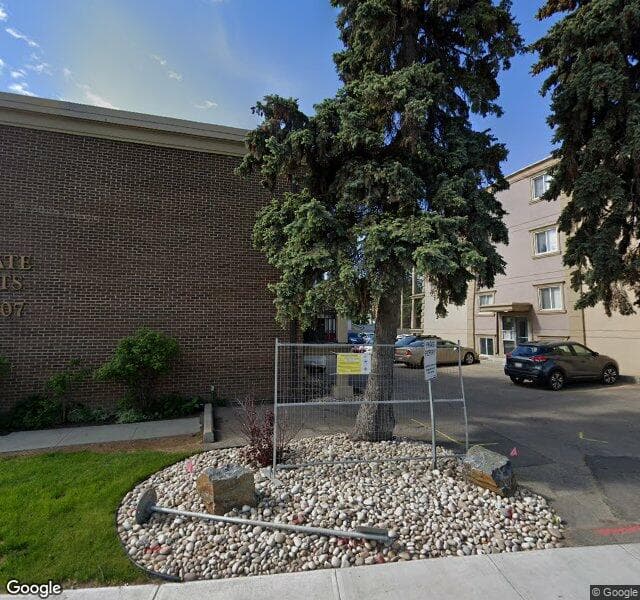 Street view of 12507 Stony Plain Road NW, Edmonton