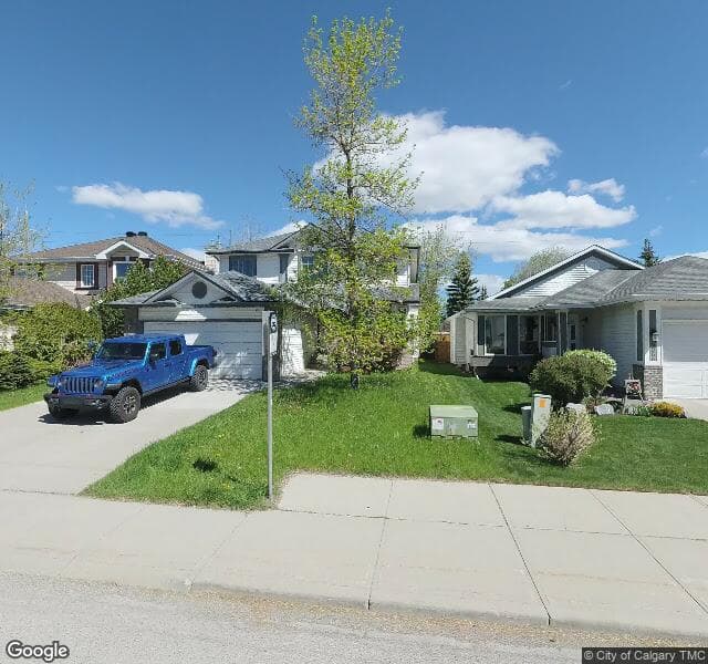 Street view of 9070 Scurfield Drive NW, Calgary