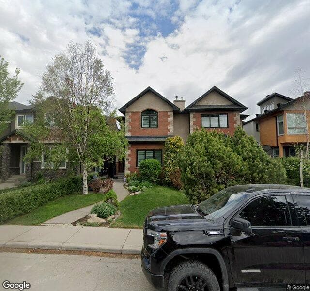 Street view of 836 22 Avenue NW, Calgary