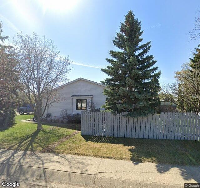 Street view of 9852 183 Street NW, Edmonton