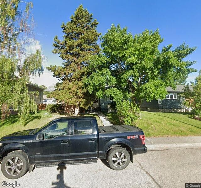 Street view of 4415 47 Street SW, Calgary