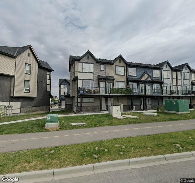 Street view of 209-850 Belmont Drive SW, Calgary
