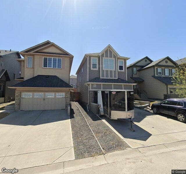 Street view of 45 Sage Berry Link NW, Calgary