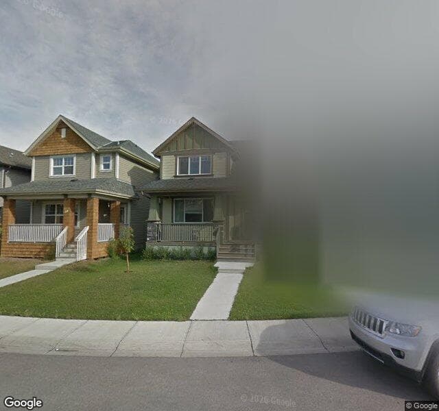 Street view of 62 Skyview Springs Rise NE, Calgary