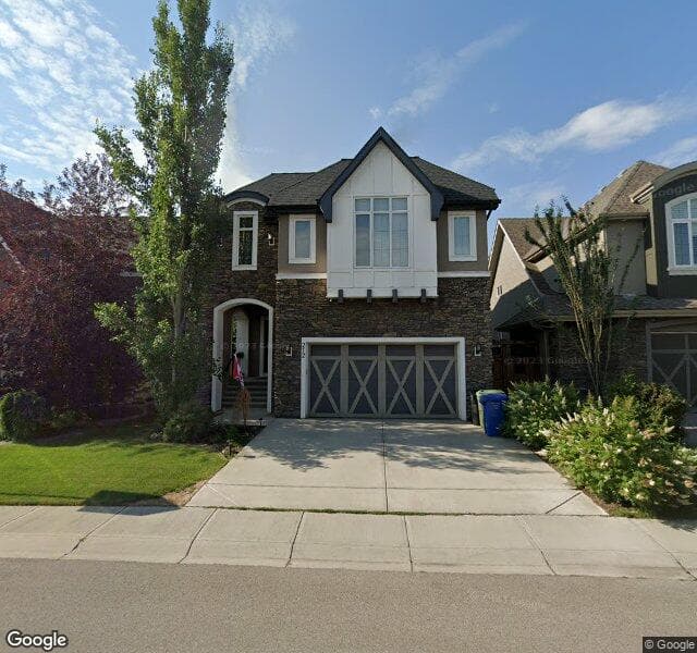 Street view of 212 Mahogany Bay SE, Calgary