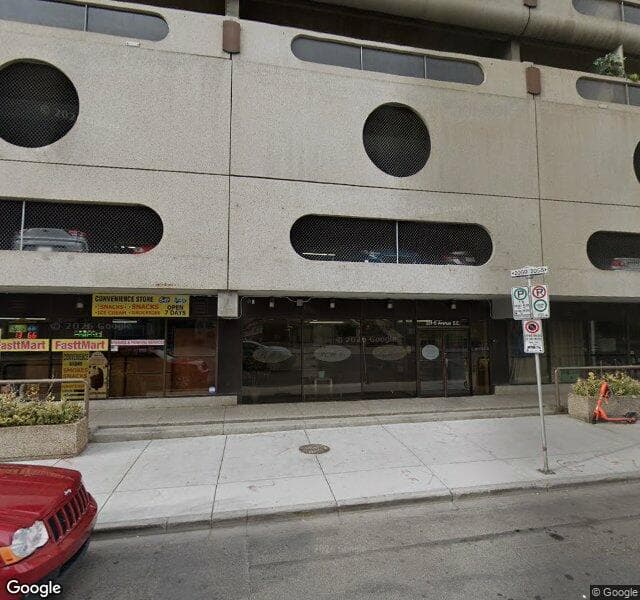 Street view of 221 6 Avenue SE, Calgary