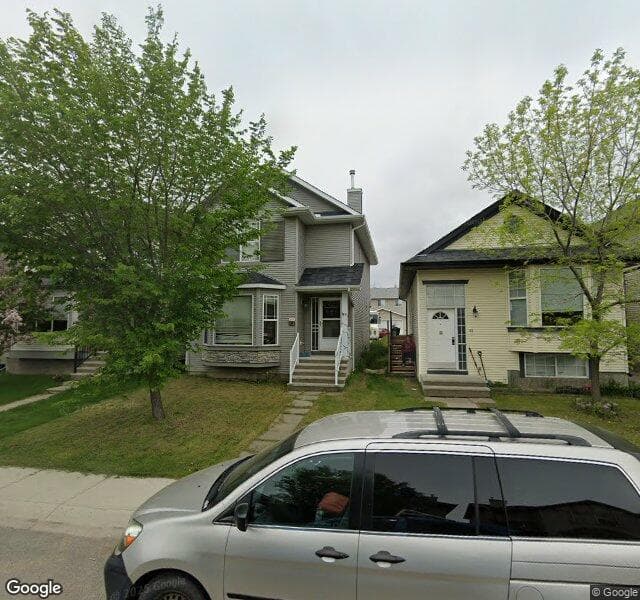 Street view of 87 Cranberry Place SE, Calgary