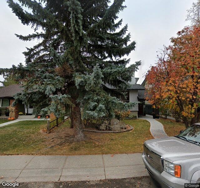 Street view of 783 Coach Bluff Crescent SW, Calgary