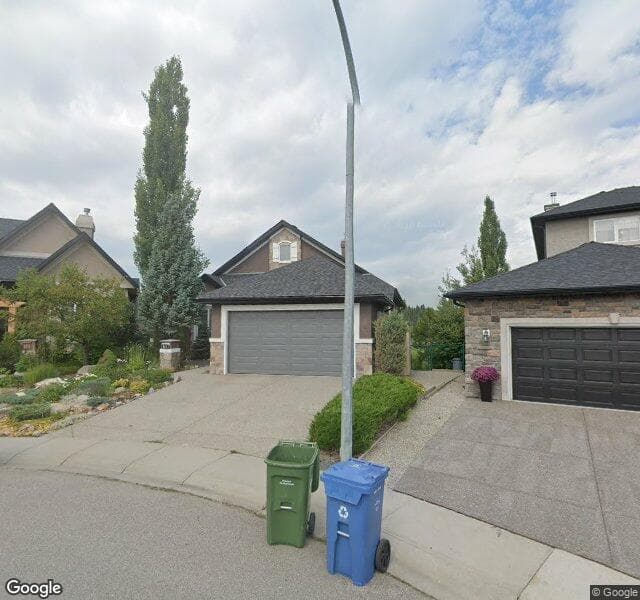 Street view of 117 Valley Crest Court NW, Calgary