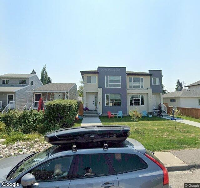 Street view of 8525 47 Avenue NW, Calgary