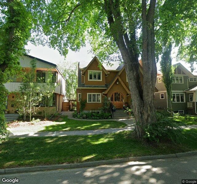 Street view of 409 11 Avenue NW, Calgary