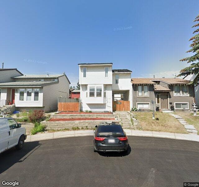 Street view of 139 Pinemill Mews NE, Calgary