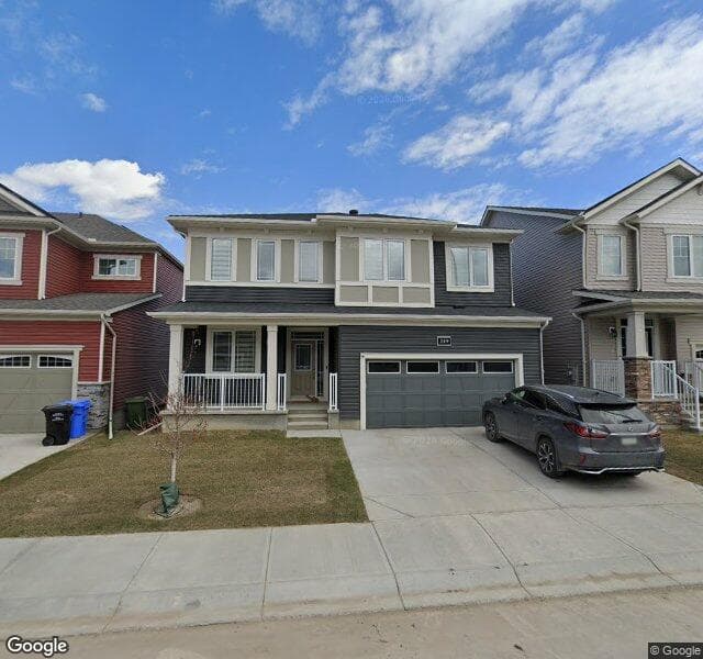 Street view of 219 Carringford View NW, Calgary