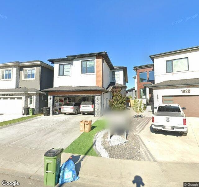 Street view of 1824 19 Street NW, Edmonton
