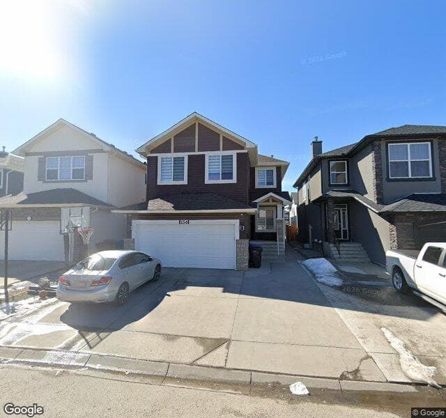 Street view of 256 Saddlecrest Way NE, Calgary