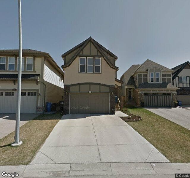 Street view of 107 Mahogany Terrace SE, Calgary