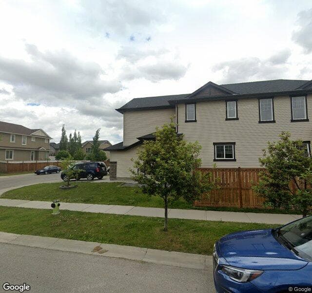 Street view of 4 Sage Bank Crescent NW, Calgary