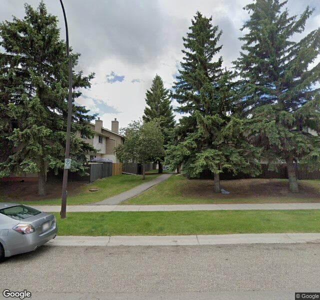 Street view of 55-2519 38 Street NE, Calgary
