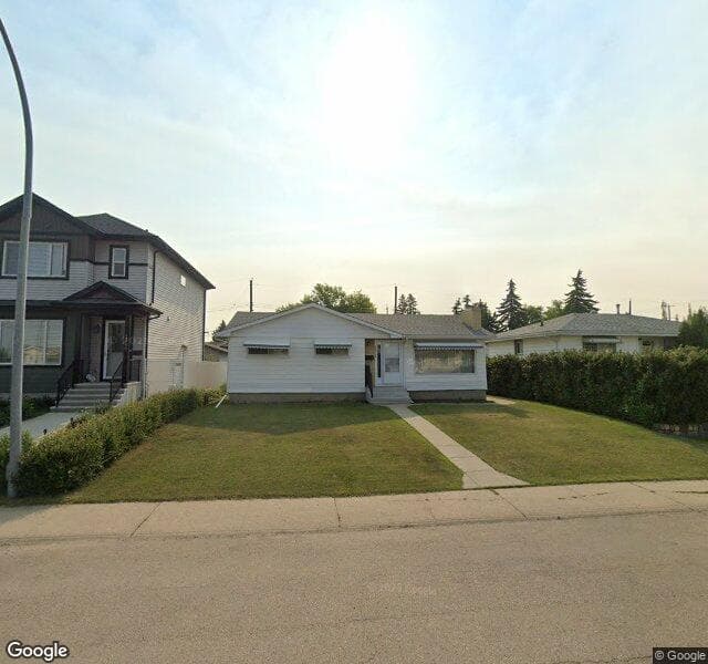 Street view of 12719 80 Street NW, Edmonton