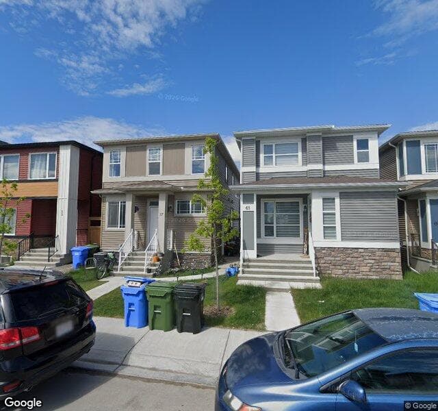 Street view of 57 Corner Ridge Mews NE, Calgary