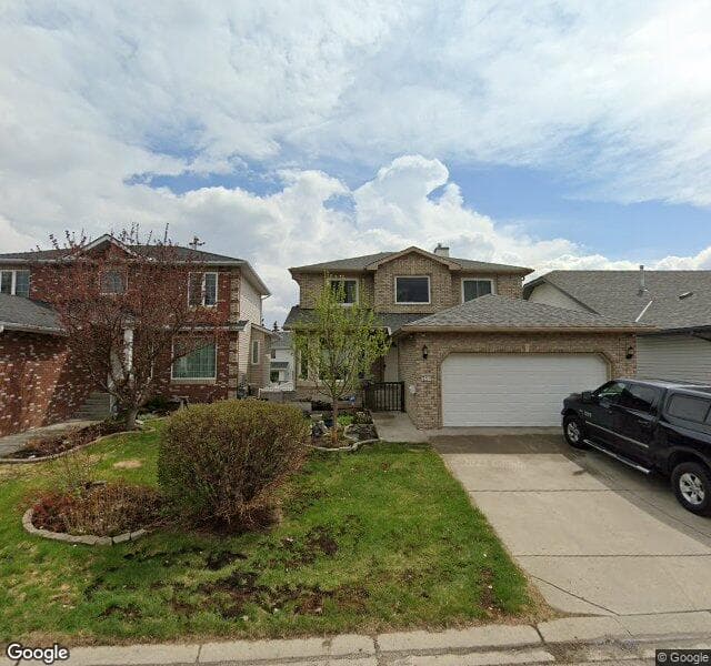 Street view of 256 Citadel Park NW, Calgary