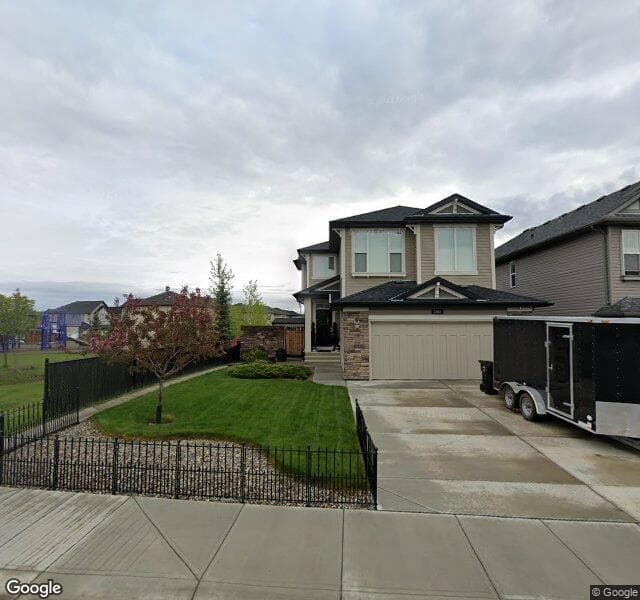 Street view of 2002 Brightoncrest Common SE, Calgary