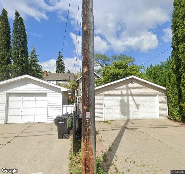 Street view of 10539 125 Street NW, Edmonton