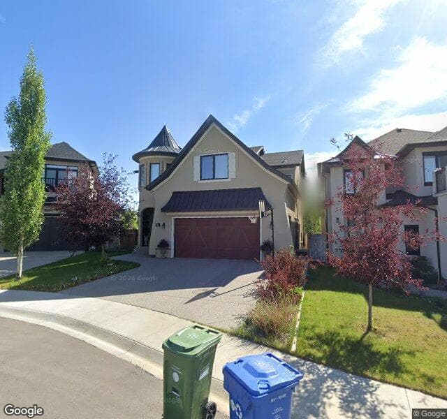 Street view of 83 Aspen Summit Court SW, Calgary