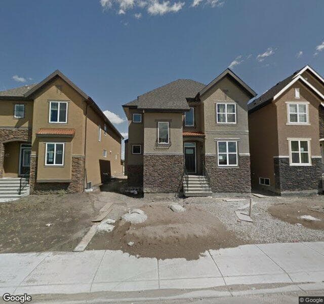 Street view of 104 Quarry Drive SE, Calgary