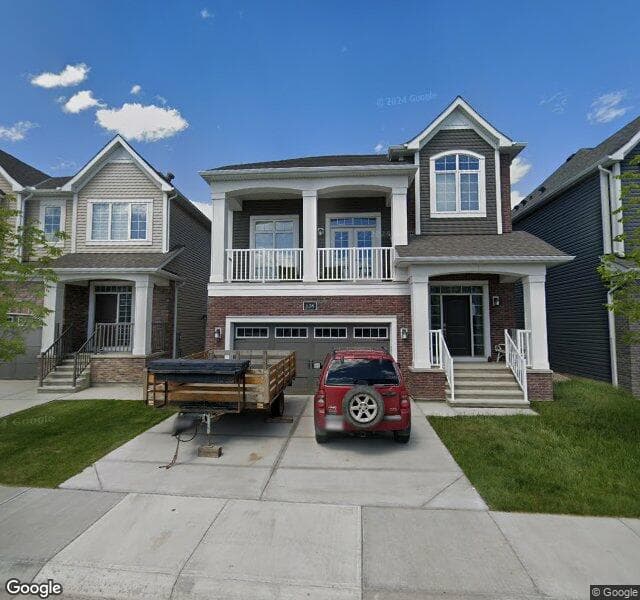 Street view of 128 Carrington Close NW, Calgary