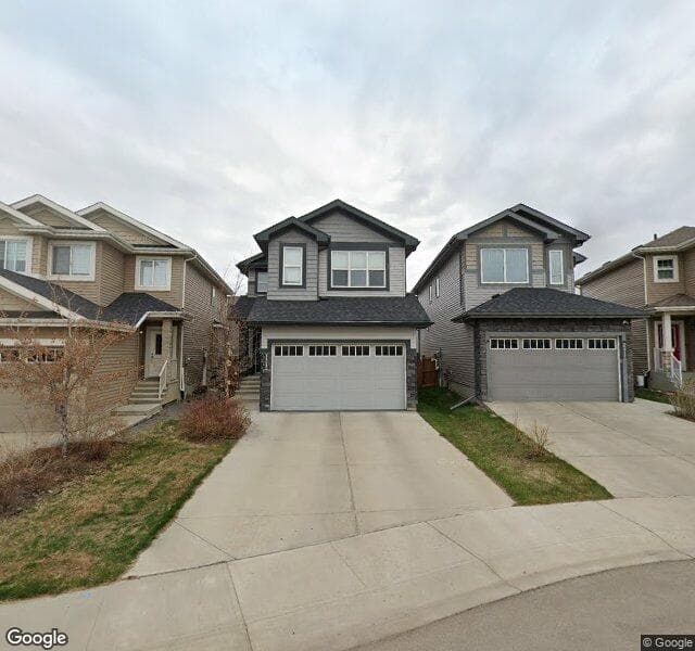 Street view of 8450 Cushing Court SW, Edmonton
