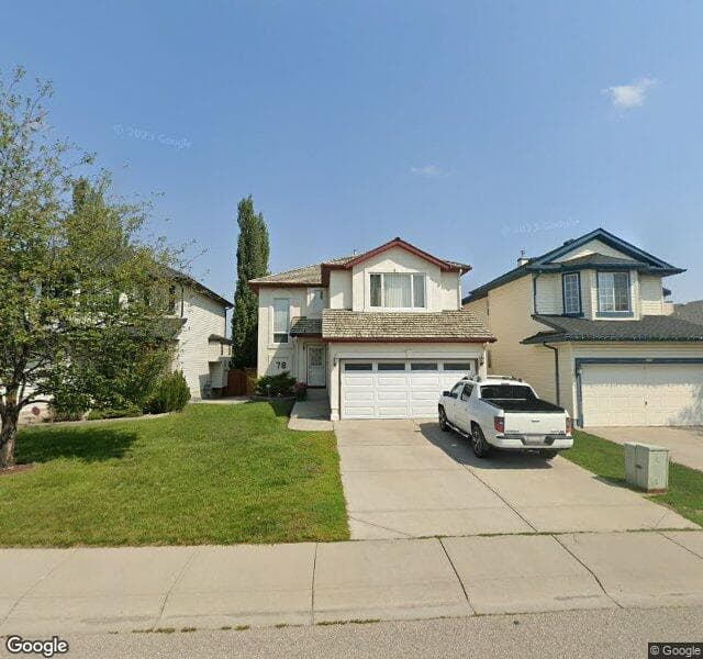Street view of 78 Valley Glen Heights NW, Calgary