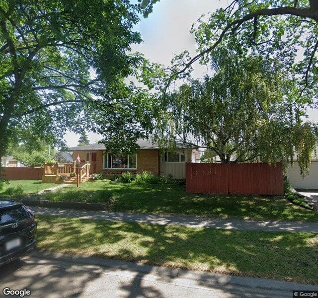 Street view of 10747 148 Street NW, Edmonton