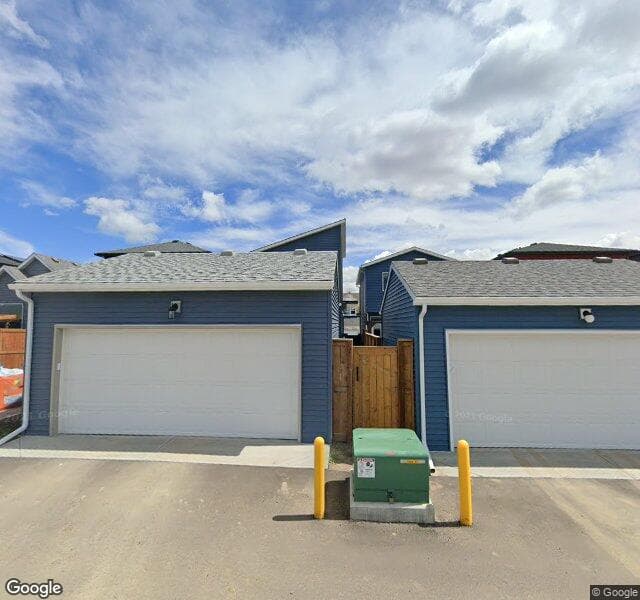 Street view of 314 Belmont Heath SW, Calgary
