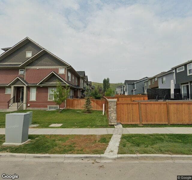 Street view of 126 Cranbrook Square SE, Calgary