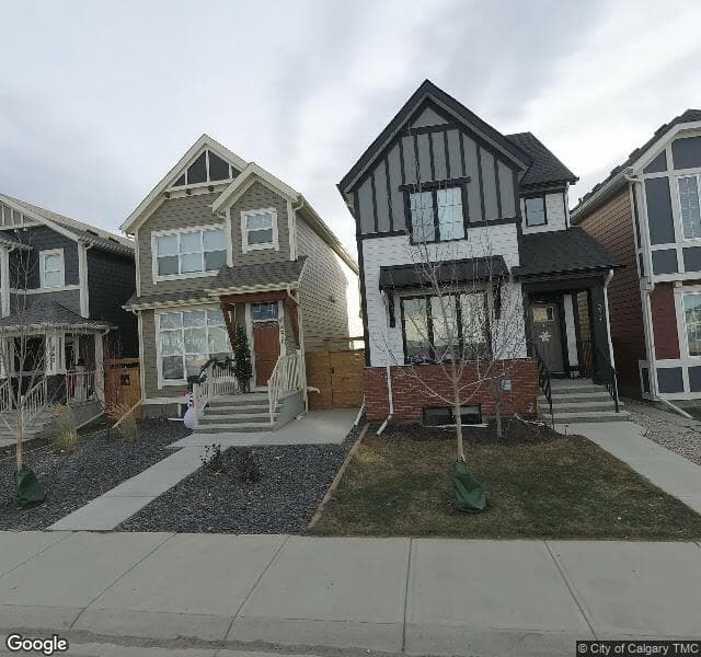 Street view of 238 Magnolia Square SE, Calgary