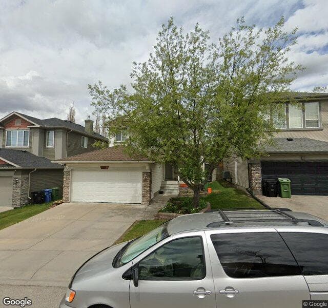 Street view of 10 Rockbluff Close NW, Calgary