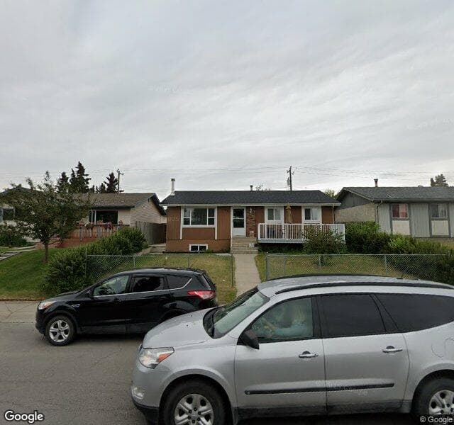 Street view of 1080 Marcombe Drive NE, Calgary